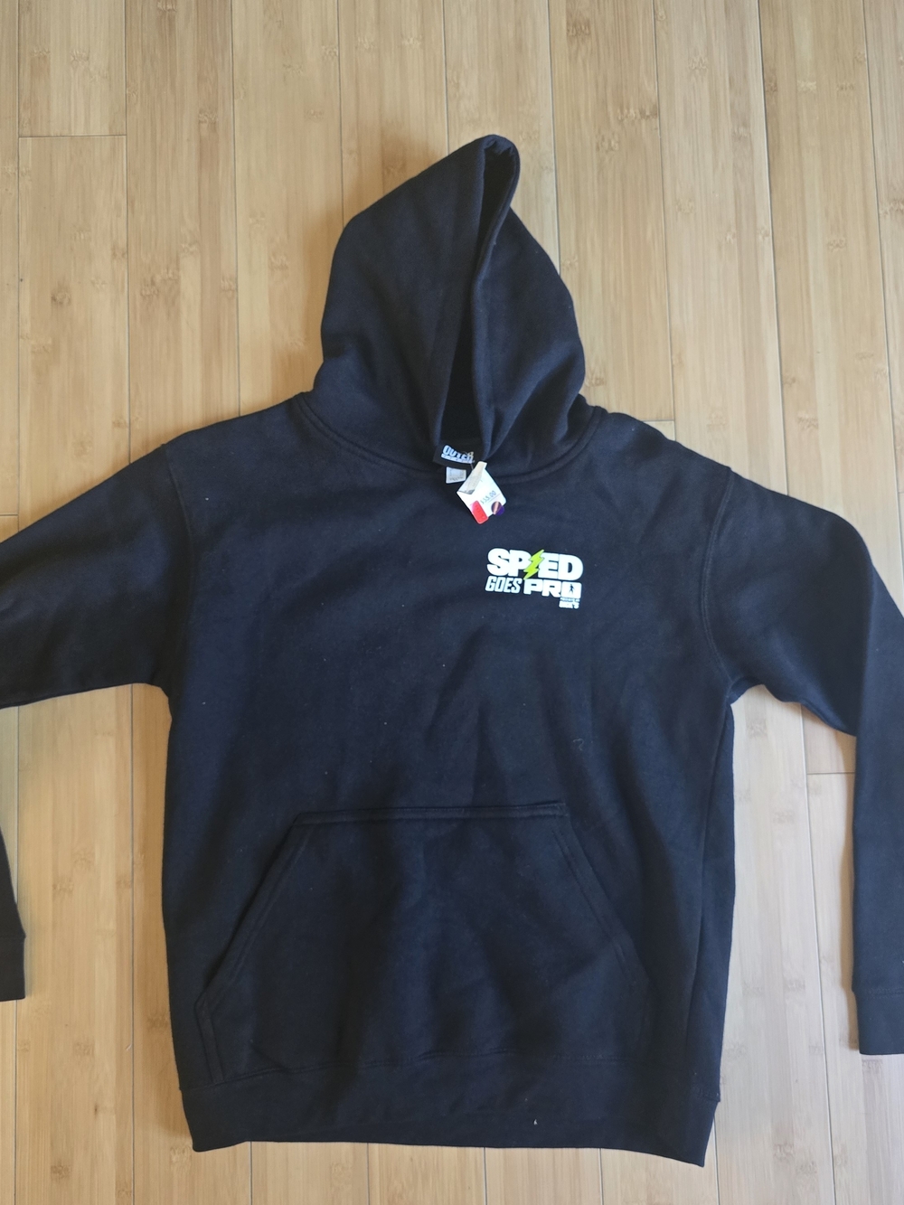 Black 'Speed Goes Pro' Hoodie - Youth Large
